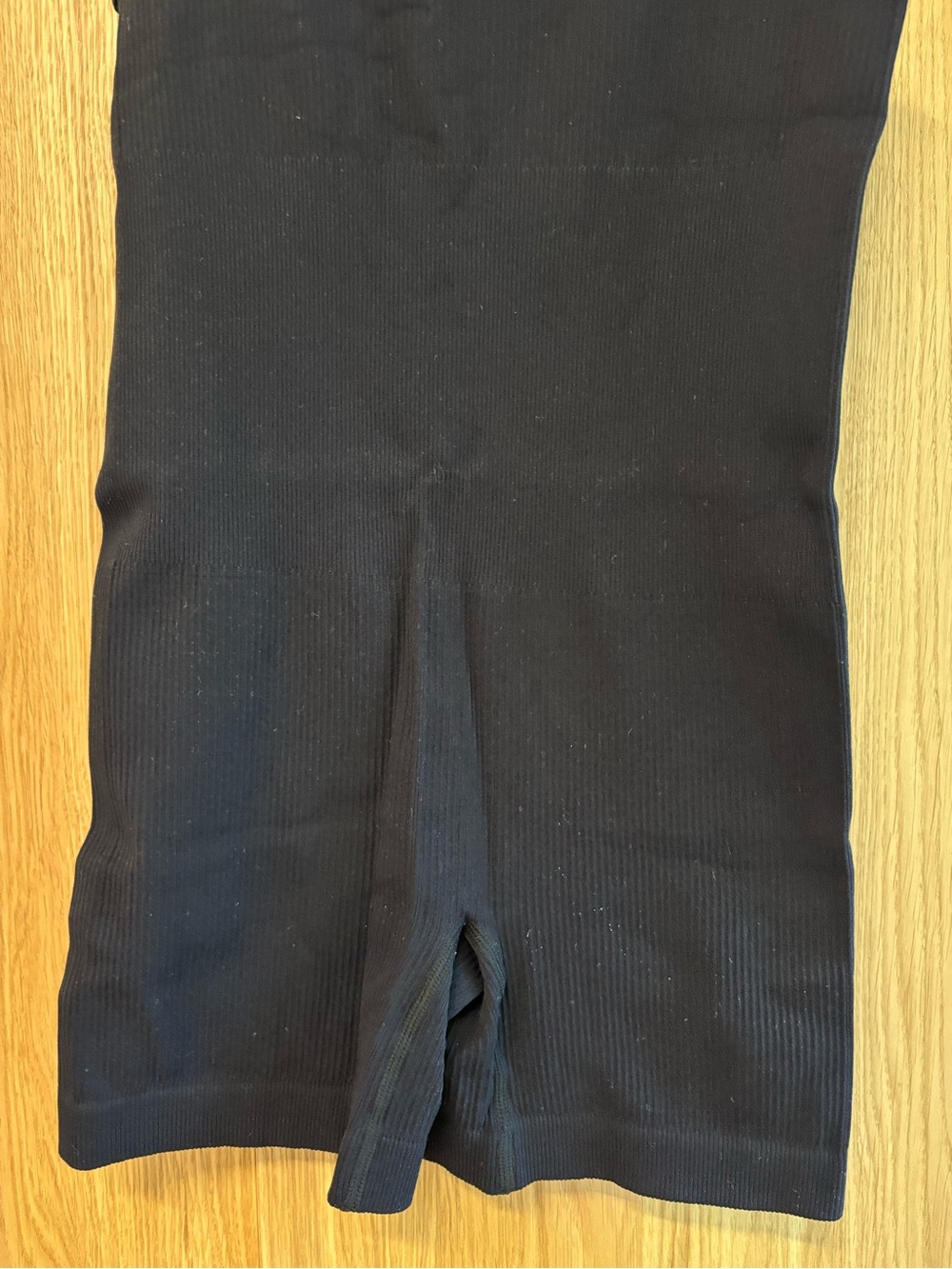 Black Ribbed Tank Romper - Picture 5 of 5